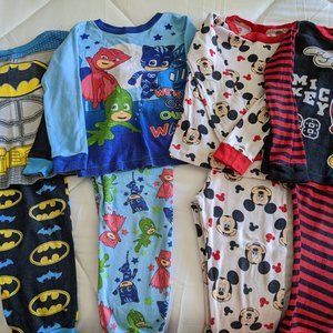Character Pajama Sets Bundle 4T
